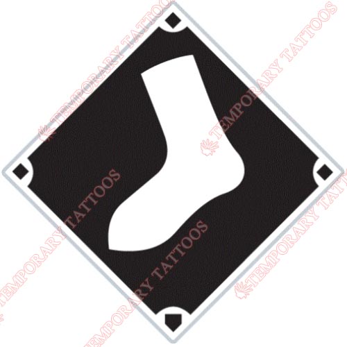 Chicago White Sox Customize Temporary Tattoos Stickers NO.1500